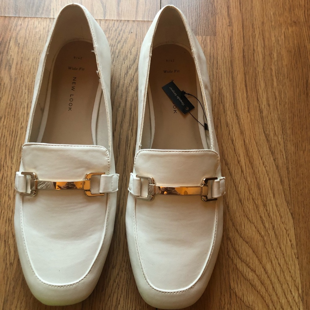 New Look Women's White Loafers